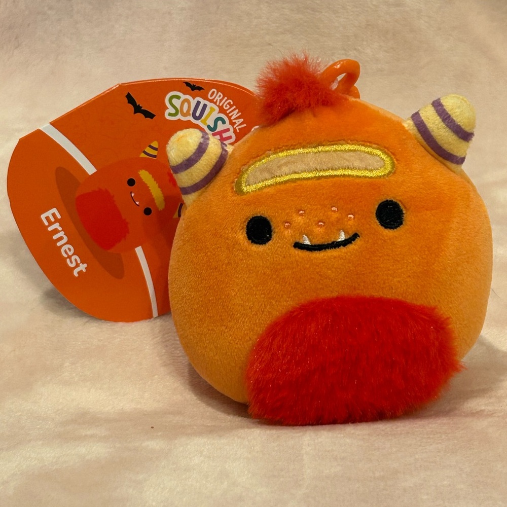Ernest Monster Squishmallow 3.5" clip